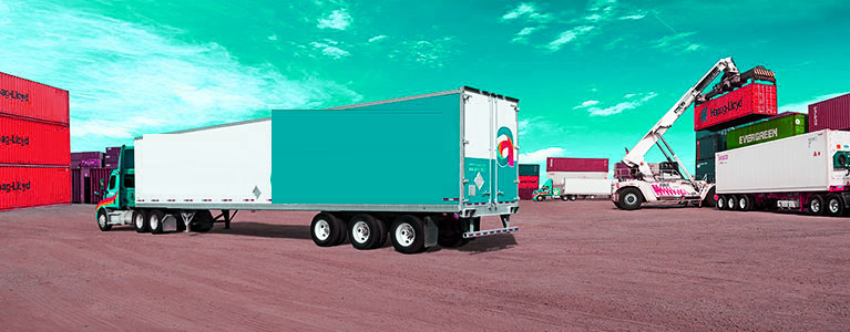 Trucking, intermodal, container storage